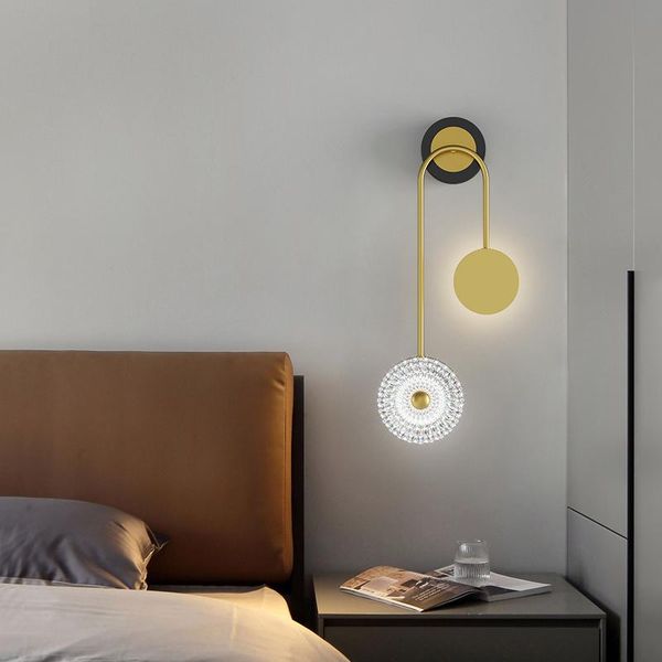 

wall lamp modern minimalist light luxury nordic master bedroom creative lamps