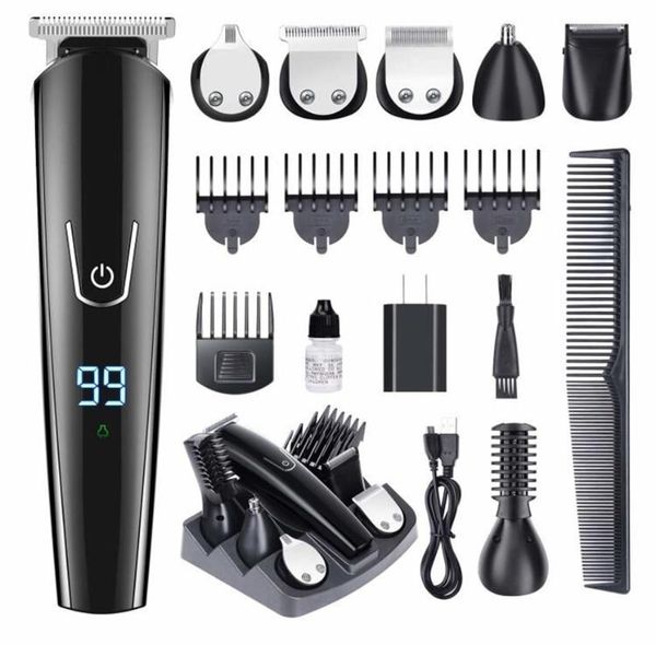 

hair clippers mmmyc 8188t multifunctional electric clipper professional trimmer wireless rechargeable whole body washable usb charging