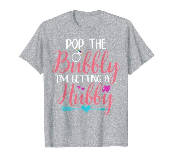 

bachelorette party shirt bride bubbly hubby graphic t-shirt, White;black