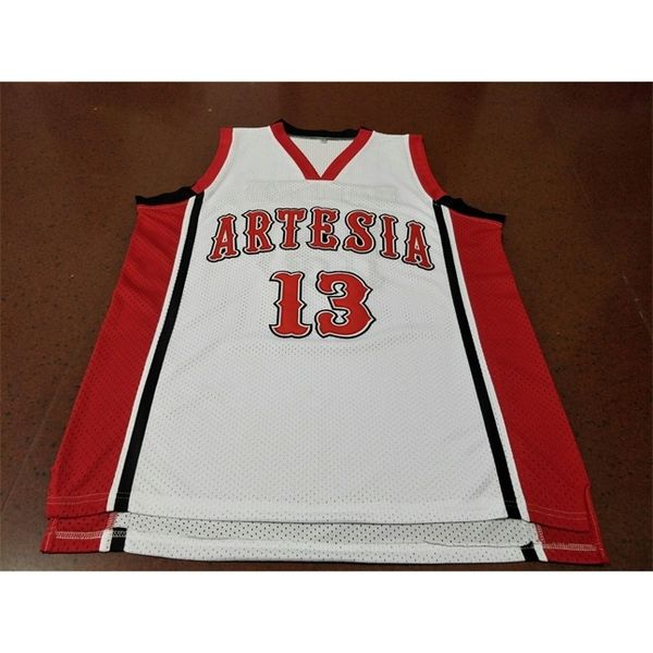 

goodjob men youth women vintage #13 james harden artesia jersey university basketball jersey size s-6xl or custom any name or number jersey, Black