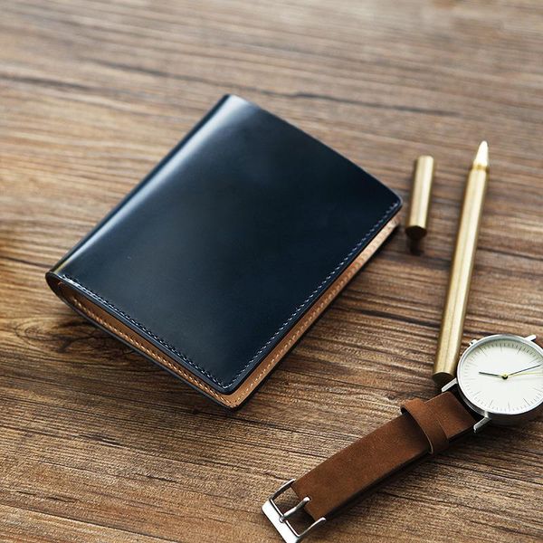 

wallets lanspace crup leather men handmade purse coin purses holders, Red;black