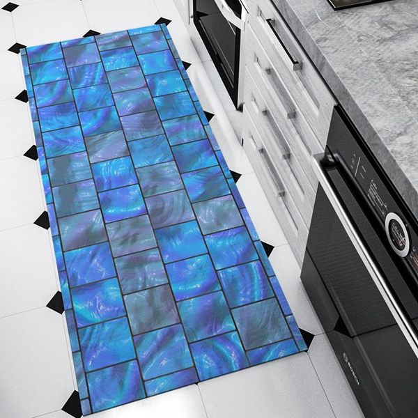 

carpets geometry printed kitchen mat home entrance doormat hallway bedroom living room decor floor carpet bathroom anti-slip long rug