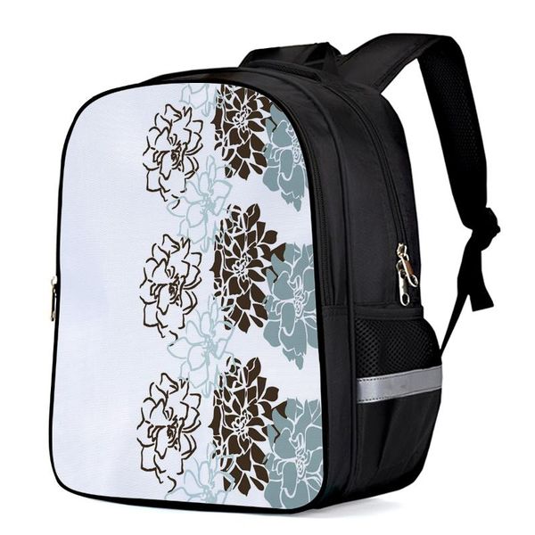 

backpack 2021 ink peacock feather toddler boy girl elementary school kindergarten