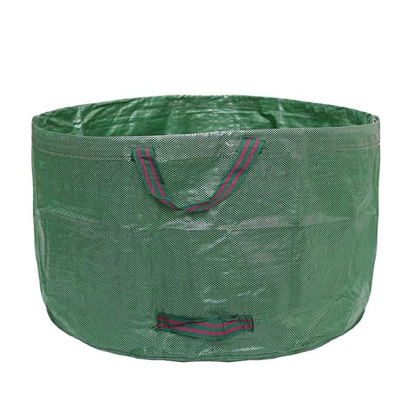 

storage bags 63 gallons lawn garden reusable standable trash containers deciduous leaves garbage bag collection