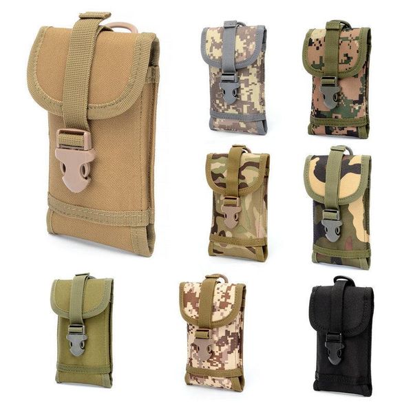 

waist bags men's and women's tactical mobile phone military fans running small pockets multi-function bag outdoor sport belt