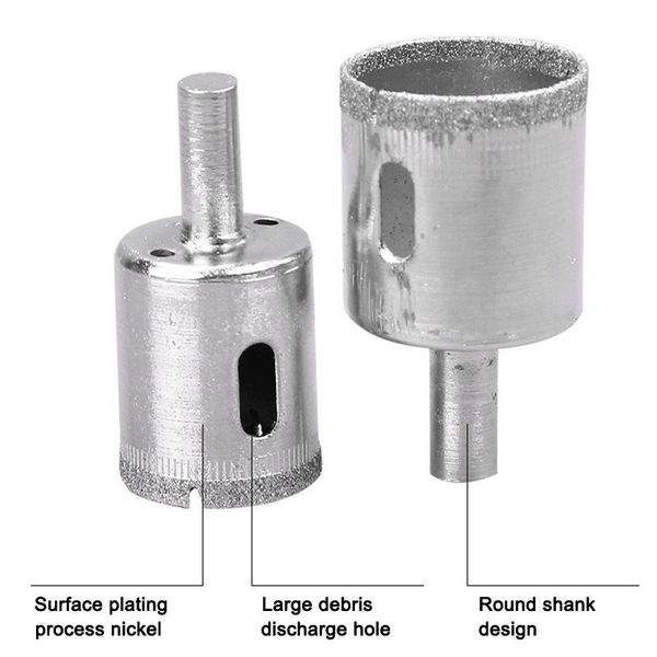 

professional drill bits 15pcs marble glass ceramics multifunctional hole bit set drilling tools 6-50mm lsf99