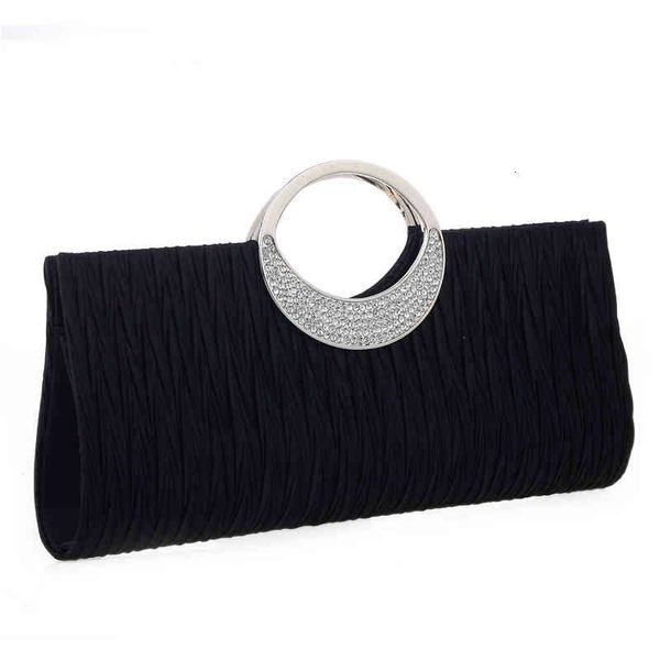 

women's bag pleated portable diamond dinner hand evening banquet wedding gift