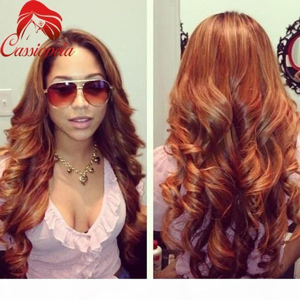

33# auburn wavy lace wig human hair glueless full lace wigs with baby hair peruvian virgin hair lace front wigs natural hairline, Black;brown