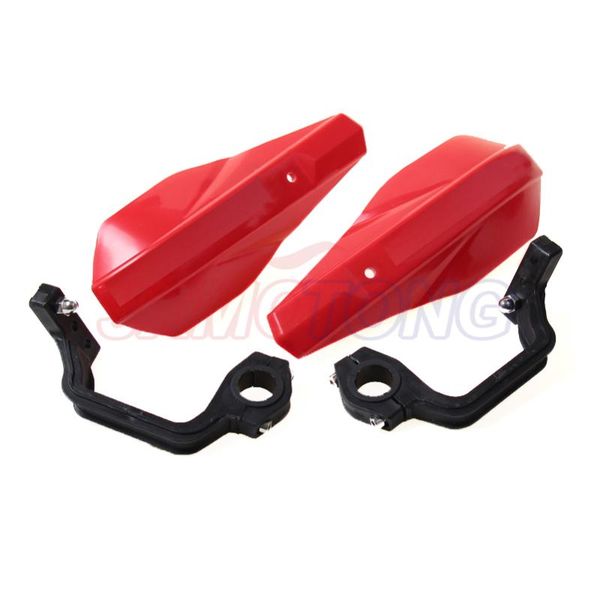 

parts plastic handle bar brush hand guards handguard protector protection racing pit bike street motorcycle motocross red