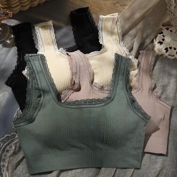 

new push up bra for women sports beauty back crops tube seamless wrapped chest bralette female brassiere vest, Red;black