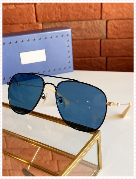 

2021 brand womens designers sunglasses vintage pilot sun glasses mens sunglasses metal frame luxury glass occhiali da sole qp 21030412dq, White;black
