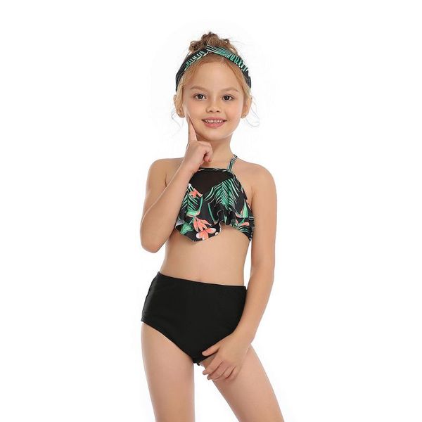 

girls swimwear kids swimsuit infant 2-14 kid baby girls cute bikini mother daughter swimsuit swimwear for summer