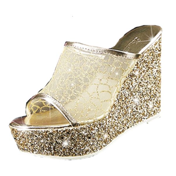 

swonco gold wedges see hallow slippers for women women's shoes q3sb, Black