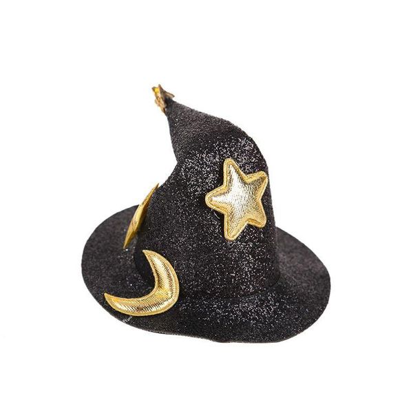 

party hats 2021 halloween bent hat hairpin performance props diy witch's small pointed