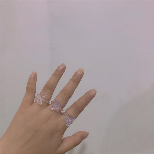 

hbp fashion butterfly ring, Silver