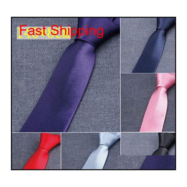

men's tie 50 colors 8*145cm necktie occupational solid color arrow tie for father's day men's business tie christ qyltfu bdef, Blue;purple