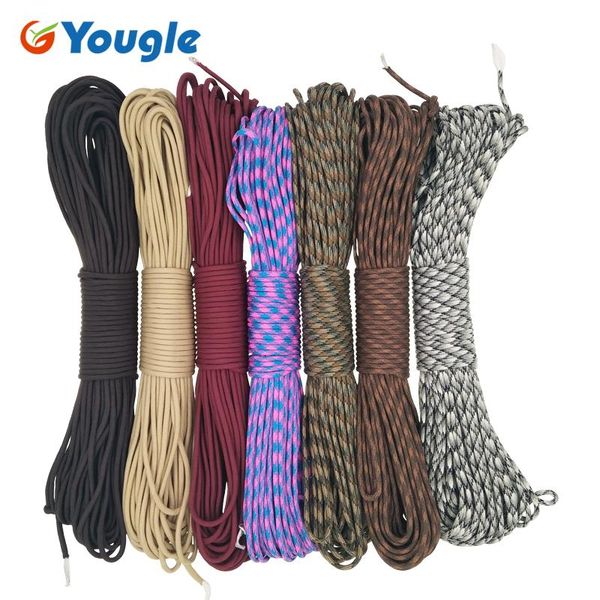 

outdoor gadgets yougle militery paracord 550 100ft rope lanyard accessories parachute deg for camping equipment survival 67-73