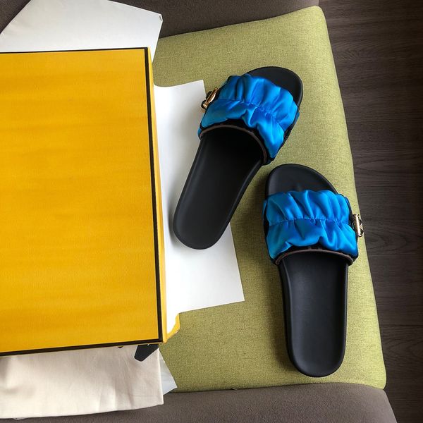 

women slide sandal slipper 3 colors option indoor and outdoor beach slides flat slippers size 34-41 genuine leather flip flops with box, Black