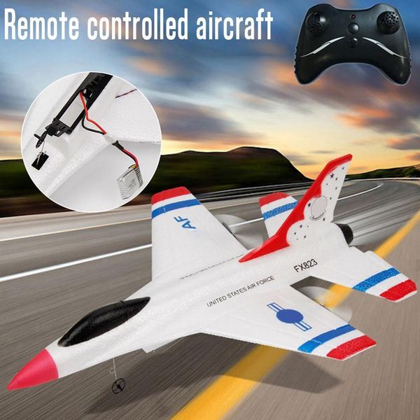 

2.4G Glider RC drone F16 Fixed wing airplane Hand Throwing foam dron Electric Remote Control Outdoor RC Plane toys for boys F22, Without retail box
