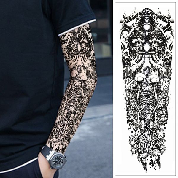 

banno buddha flower arm tattoo sticker waterproof durable simulation tattoo sticker
