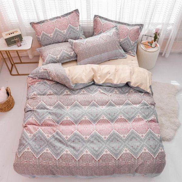 

bedding sets modern cartoon star lovely king  full size white red duvet cover flat sheet pillowcase(s) set 3/4pcs