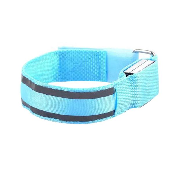 

elbow & knee pads safety led armband night cycling jogging walking double reflective flashing waterproof adjustable visible outdoor warnin, Black;gray