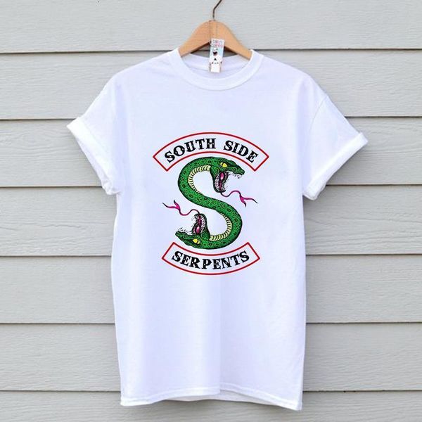 

women's t-shirt riverdale kawaii harajuku graphic t-shirt ladies streetwear korean aesthetics 90s haut femme t-shirt drop shipping, White