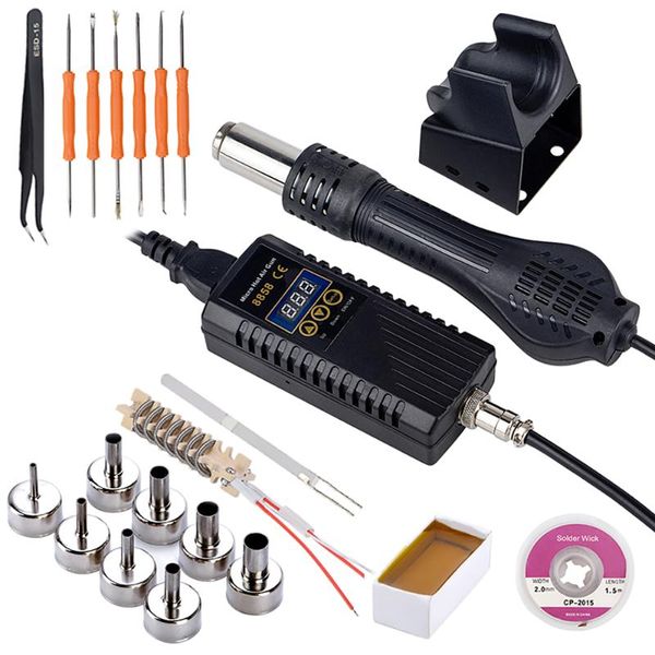 

professional heat guns jcd 8858 gun soldering air 700w 220v/110v welding work kits aework station repair tools heating