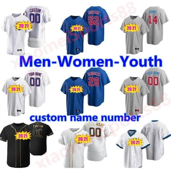 

2021 chicago anthony rizzo jersey javier baez krisbryant kyle schwarber jason heyward albert almora jr. david bote men women youth baseball, Blue;black