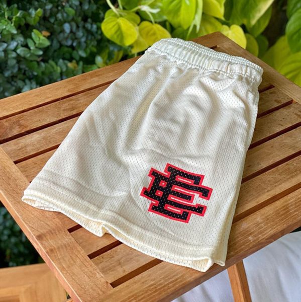 

summer luxury fashion brand eric emanuel men's shorts ee basic short designers newyork city skyline fitness beach breathable women mesh, White;black