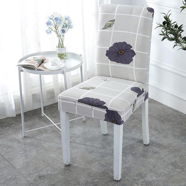 

chair covers removable stretch seat cover printed spandex slipcover protector kitchen banquet wedding dinner restaurant