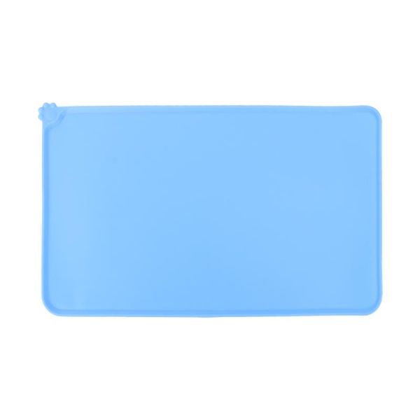 

kennels & pens 1pc pet food feeding mat silicone anti-slip place portable car for