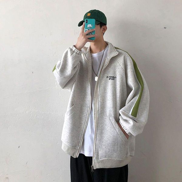 

women's jackets men's sports jacket women autumn winter korean baseball uniforms couple students japan plus velvet handsome oversi, Black;brown