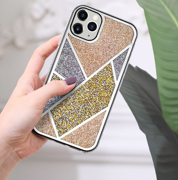 

2021 diamond phone cases bling glitter back cover protector for iphone 12 mini 11 pro max x xs xr xs max 7 7p 8 8plus