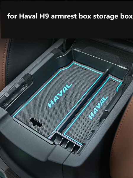 

car organizer armrest box storage modification for haval h9 2021-2021
