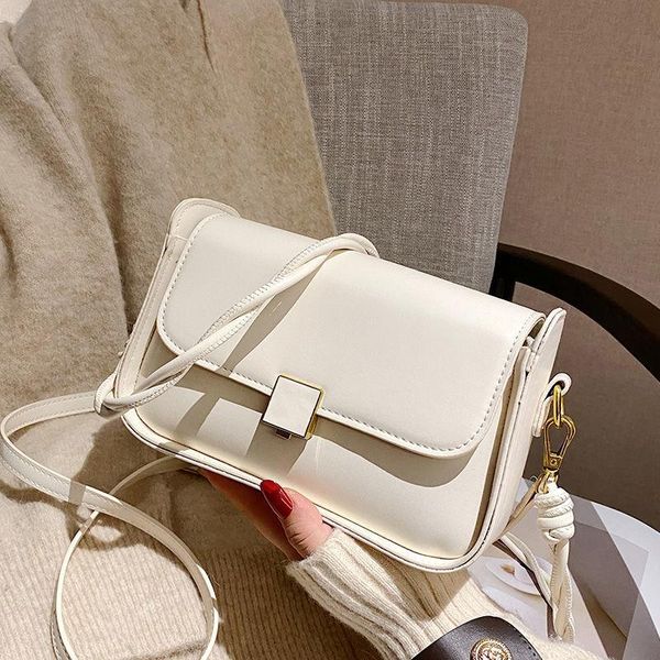 

evening bags 2021 crossbody for women shoulder retro all-match pu leather handbag purse trend fashion designer bag