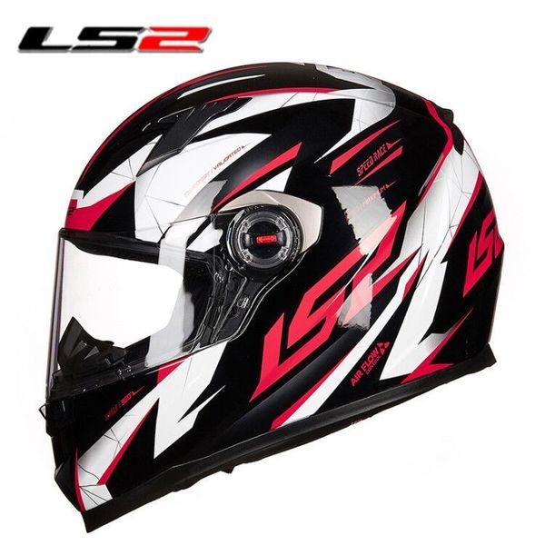 LS2 FF358 Full Rack Motocicleta Casco Moto Homem Capacete Lente Removível Capacete LS2 Multi-Colored