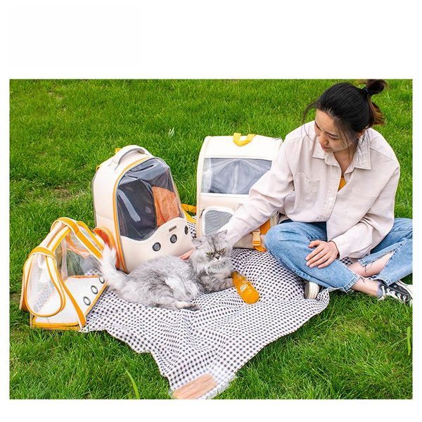 

cat carriers,crates & houses product bag high-value shoulder fashion hit color pet outing backpack