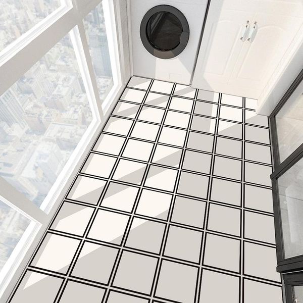 

window stickers self-adhesive floor tiles 11.81''*11.81'' pvc floor, waterproof washable wear resistant suitable for ind
