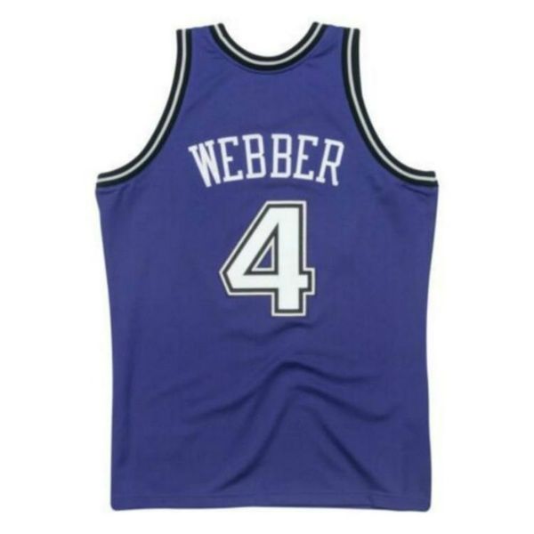 

322 1998-99 chris webber mitchell & ness size:s-5xl basketball jersey, Black