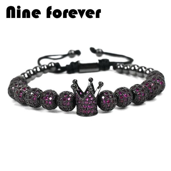 

charm bracelets nine forever charms crown bracelet men jewelry beads for women pulseira masculina bileklik feminina pulseras, Golden;silver