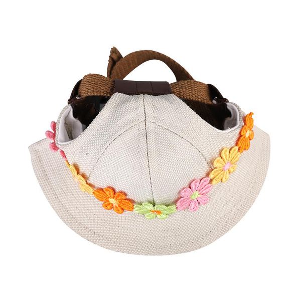 

dog apparel hat pet cat headdress cute puppy teddy headgear summer out sun perros productos gorros de perrohat for dd5d101