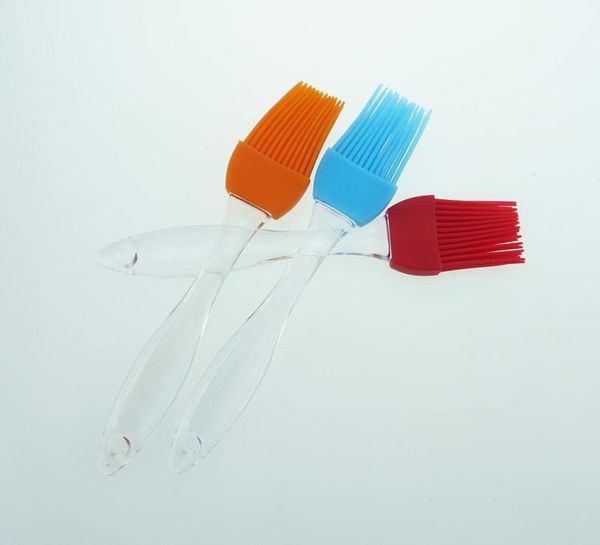 

baking & pastry tools 20pcs/lot silicone oil cream bbq brush bread cake brushes safety basting cooking 174*32*11mm ct041
