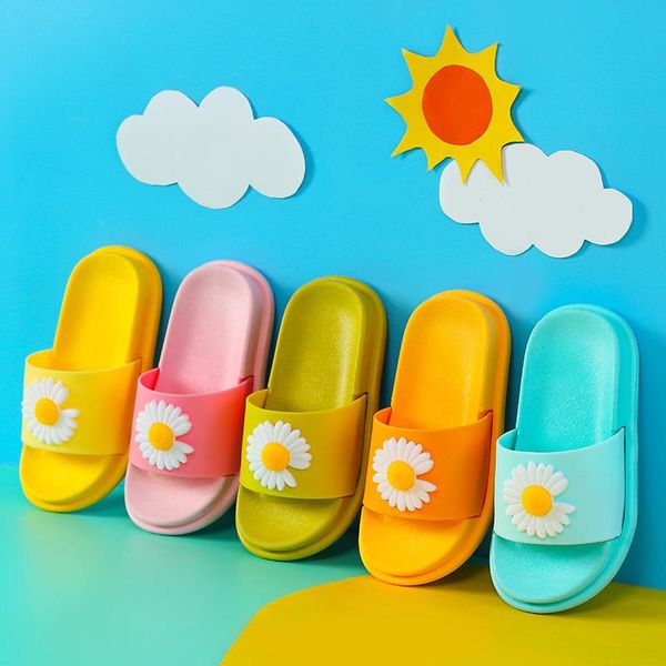

slipper 2021 summer children for boys and girls cartoon soft comfortable breathable non-slip wear-resistant bathroom shoes, Black;grey