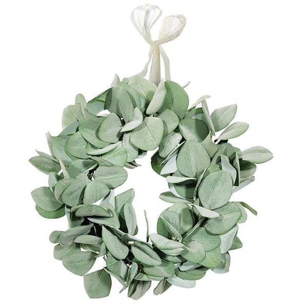 

decorative flowers & wreaths artificial christmas rattan berry flower diy garland wreath green tree ornament home hanging for party xmas dec