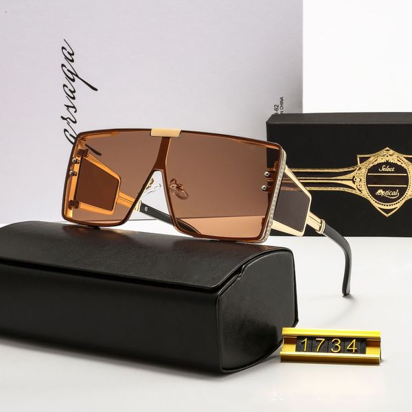 

fashion da sunglasses designer 1734 man woman casual glasses brand sun lenses personality eyewear with original box60189n, White;black