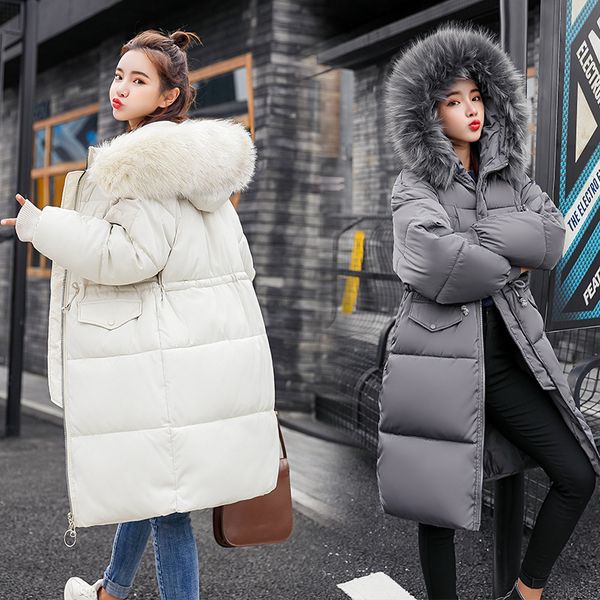 

etown removeable hooded ladi et winter puffer cotton padding down et women with fur, Black
