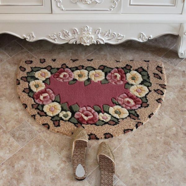 

carpets semicircle rugs door mat bedroom kitchen toilet bathroom bibulous non-slip mats