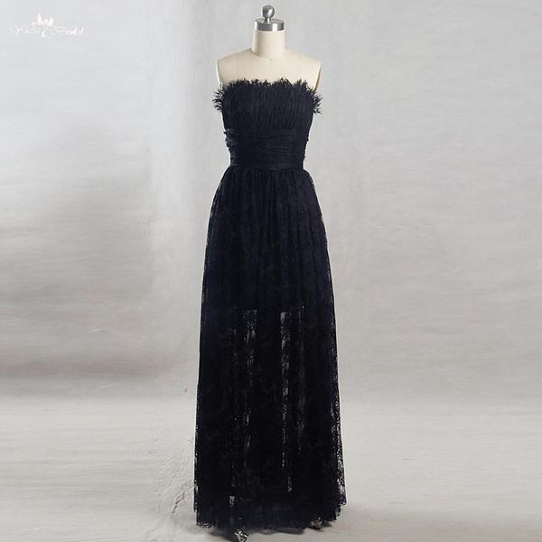 

party dresses rse830 yiaibridal real job pos see through sheer skirt high low pleated bust black prom long lace dress, White;black