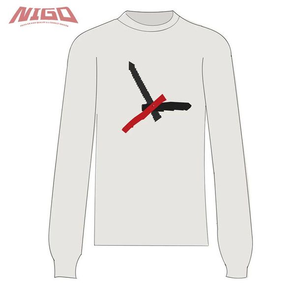 

men's hoodies & sweatshirts nigo  time sweater #nigo887, Black